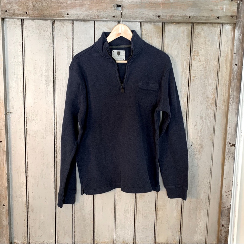 Black Brown 1826 Sweater.  Men’s Sz L Dark Blue